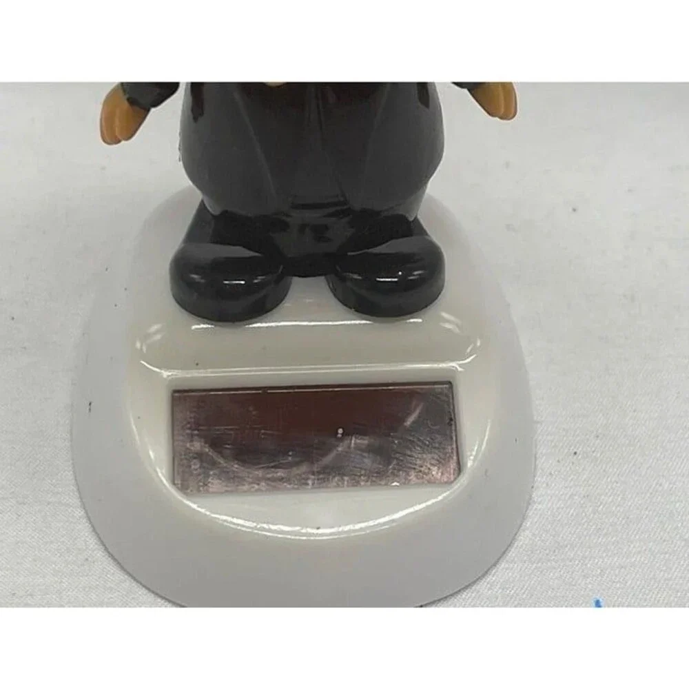 Solar Powered Dancing Toy New - HALLOWEEN - Pumpkin With Black Suit Orange Tie